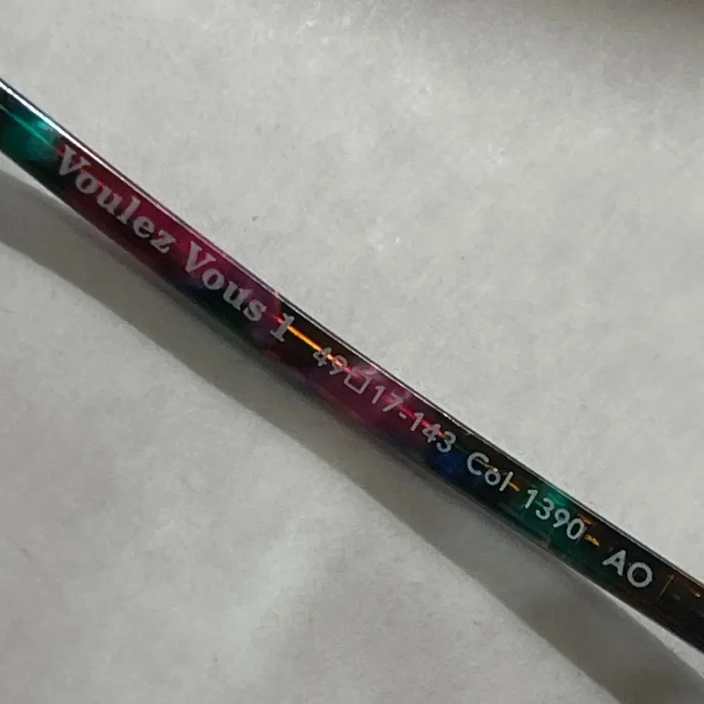 Woow Eyeglasses Frames Only Sunglasses Voulez Vous 1 Col 1390 AO 49-14-143 Paris